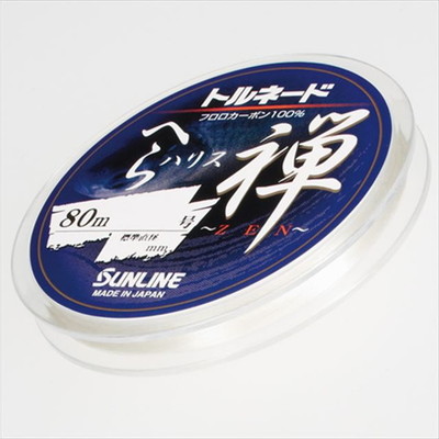 サンライン トルネード ヘラハリス 禅 80m #0.6 ヘラ用糸
