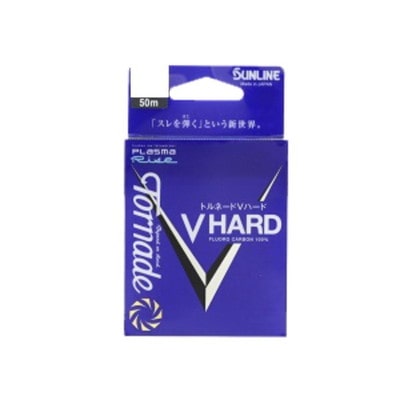 サンライン ハリス トルネード Vハード ナチュラルクリア 50m 2.25号