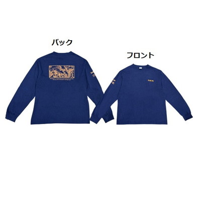 サンライン ウェア コットンロングTシャツ SUW-15506LT ネイビー M