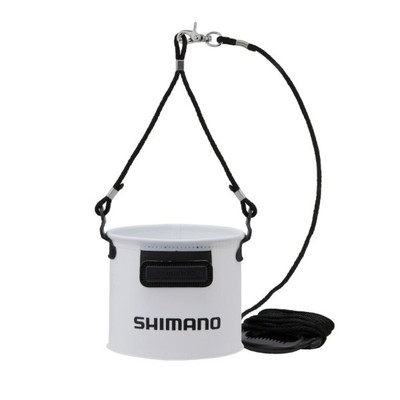 シマノ バケツ BK-053Q 水汲みバッカン リアルホワイト 17cm
