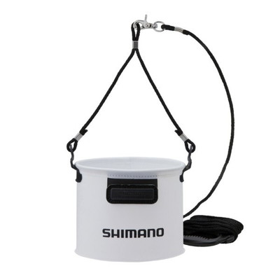 シマノ バケツ BK-053Q 水汲みバッカン リアルホワイト 19cm