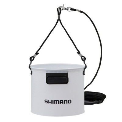 シマノ バケツ BK-053Q 水汲みバッカン リアルホワイト 21cm