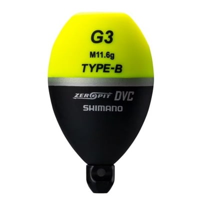 シマノ ウキ ゼロピットDVC TYPE-B M PG-A04X イエロー G3