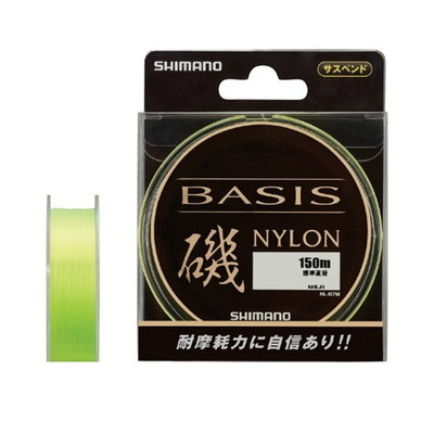 シマノ ライン ベイシス 磯ナイロン NL-I57M イエロー 5.0-150