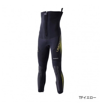 シマノ FI-014U リミテッドプロガードタイツ TFイエロー LLB 鮎タイツ