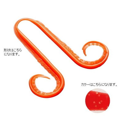 シマノ タイラバ 鯛ラバ 炎月 集魚ネクタイ ビビットカーリー レッド