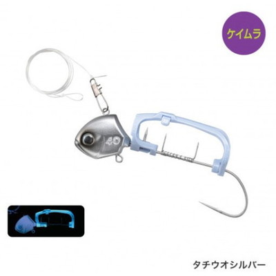 シマノ　PN-VQ1U サーベルマスター 船テンヤ β ゲキハヤ 40号/M タチウオシルバー 仕掛け