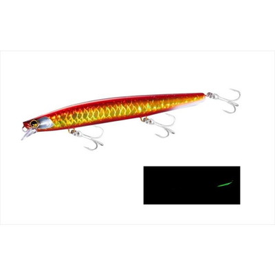 シマノ シーバスルアー XF-215S 熱砂 ヒラメミノーSR 150S AR-C 014 キョウリンアカキンG