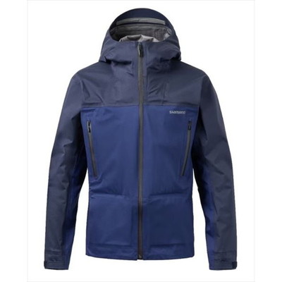 シマノ レインウェア RA-023W アングラーズシェル ジャケット 01 ネイビーブルー S