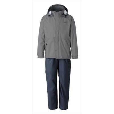 シマノ レインウェア RA-027Q DS ベーシックスーツ チャコール S