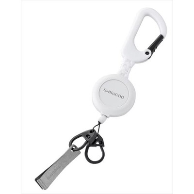 シマノ ラインカッター UH-213W カラビナリールCR ラインカッター付 ホワイト
