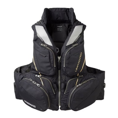 シマノ ライフジャケット VF-130W リミテッドプロ フローティングベスト (枕付) リミテッドブラック XL
