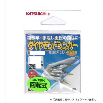 カツイチ オモリ ダイヤモンドシンカー 3g