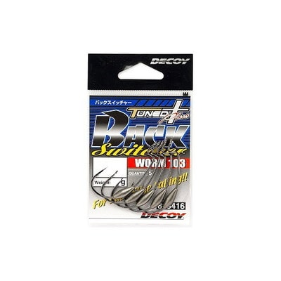 デコイ ワームフック ワーム103 バックスイッチャー #2/0