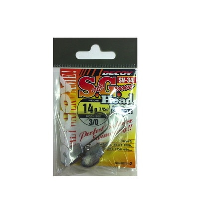 DECOY S.G.ヘッド SV-34 3/0-1/2(14g) ジグヘッド