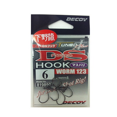 デコイ(DECOY) ワーム123 DSフック マスバリ 6 ワームフック