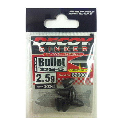 デコイ(DECOY) デコイシンカー バレットタイプ DS-5 2.5g シンカー