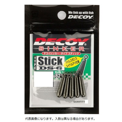 DECOY DS-6 デコイシンカー タイプスティック 5g (4個入り)