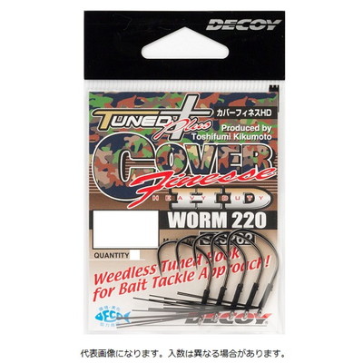 デコイ(DECOY) カバーフィネスHD#4 WORM220 (5本入り)