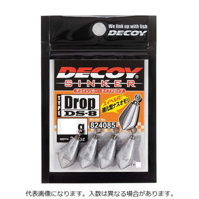 DECOY DS-8 デコイシンカー タイプドロップ 14g