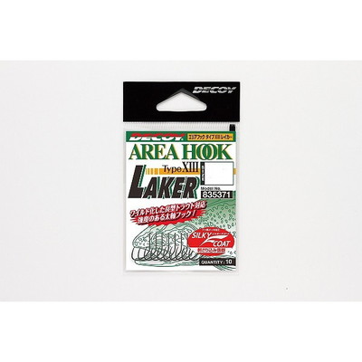 デコイ シングルフック AH-13 エリアフックタイプXIIIレイカー #10