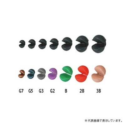 釣研　トーナメントガン玉　黒　Ｇ２ オモリ