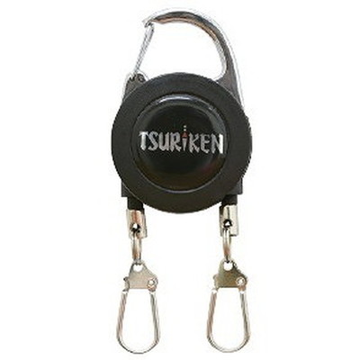 釣研 ダブルフックオンリール TDH191 スタンダード ブラック