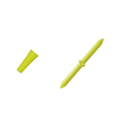 釣研 ウキ フカセからまん棒ダブルロングセット イエロー