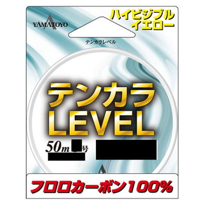 ヤマトヨテグス テンカラレベル50m 蛍光イエロー 4号