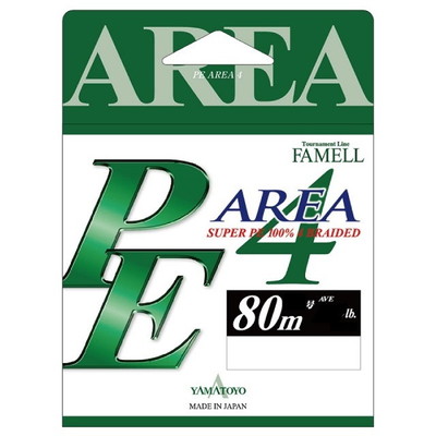 ヤマトヨ PEエリア4 80m 0.2号 ホワイト
