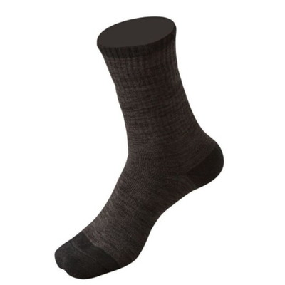 フリーノット 靴下 レイヤーテック ミドルソックス 先丸 ブラック (25-27cm)