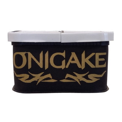 ハヤブサ 餌箱 YC231G 鬼掛 ツインサシエケース ブラック