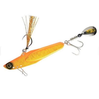 ハヤブサ メタルジグ FS449 ジャックアイ マキピタ 40g 8 リアル魚鱗蛍光オレキン