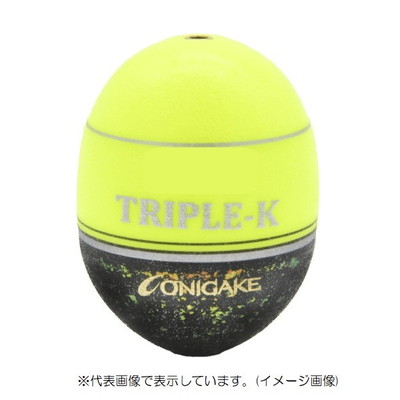 ハヤブサ ウキ 鬼掛ふかせウキTRIPLE-K 3B 14 イエロー