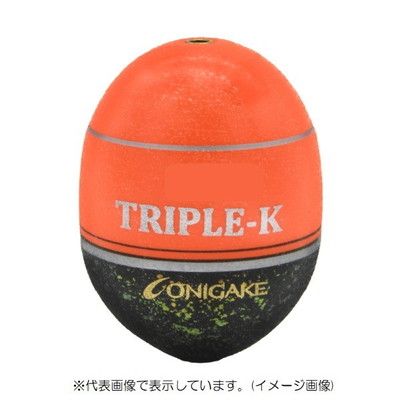 ハヤブサ ウキ 鬼掛ふかせウキTRIPLE-K 3B 16 オレンジ