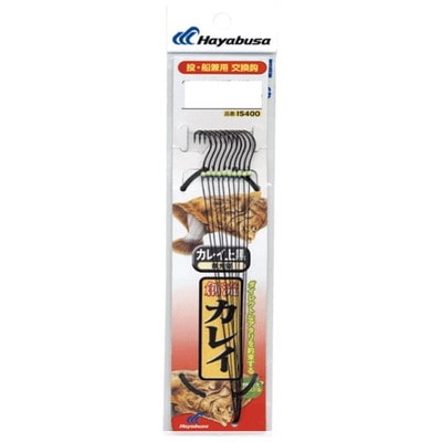 ハヤブサ 創流カレイ カレイ上黒 黒エステル ハリス5号-針13号 針