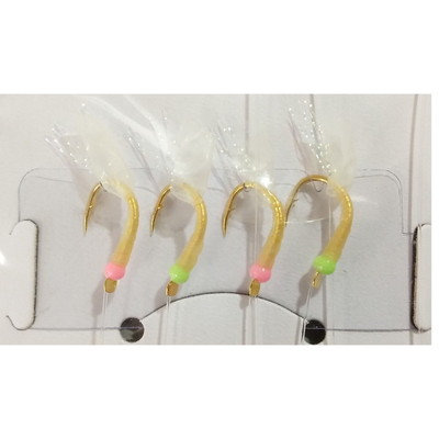 ハヤブサ 仕掛け 必殺中ムロサビキ 吹き流し 4本針 1組入