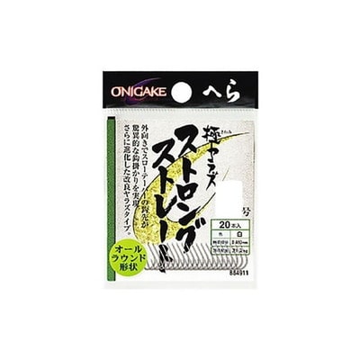 ハヤブサ 鬼掛ヘラ 極ヤラズ ストロングストレート 6 ヘラ用ハリ