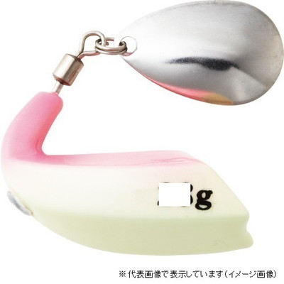 ハヤブサ　ＦＳ２０７　ハイアピール遊動シンカー　ブレードボンバー　４０ｇ　ピンクグロー メタルジグ