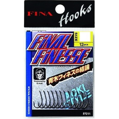 ハヤブサ FF211 ファイナルフィネス #12 ワームフック