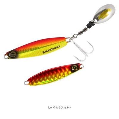 ハヤブサ（ＦＩＮＡ）　FS434 ジャックアイ 豆マキマキ 3g 4 ケイムラアカキン