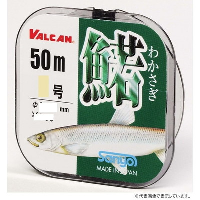 サンヨ-ナイロン わかさぎ50m ブラック 0.8号 ブラック ライン