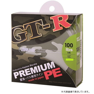 サンヨ－ナイロン　ＧＴ－Ｒ　ＰＲＥＭＩＵＭ　１００ｍ　６号　８０ＬＢ　シルバーグレー リーダー