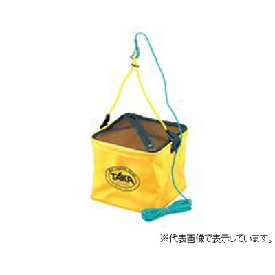タカ産業 204-角 メッシュ角型水汲ロ-プ付 24cm