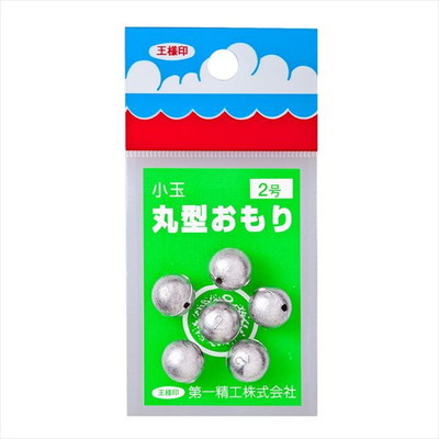 第一精工 丸型オモリ 2号
