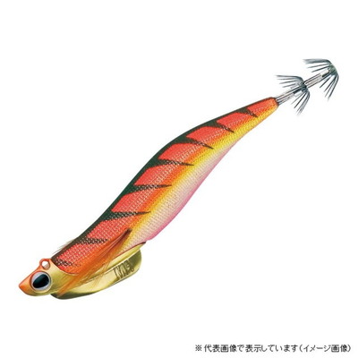 バレーヒル　スクイッドシーカー　３５　ミディアムヘビー　３５ｇ　ＭＨ＃０２　オレンジ／杉／金 エギ