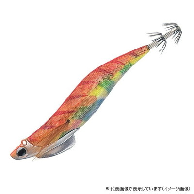 バレーヒル　スクイッドシーカー　３５　ミディアムヘビー　３５ｇ　ＭＨ＃３０　オレンジ／杉／虹 エギ
