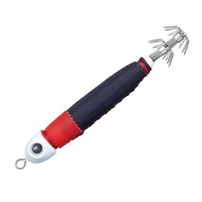 バレーヒル スッテ スクイッドシーカーメタリン 10号 #15 ブラック/レッド