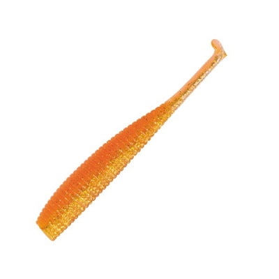 邪道 ワーム ベイドライブ ダートシャッド 4インチ #3 オレンジゴールド