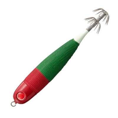 バレーヒル スッテ スクイッドシーカー メタリン ライトII HD 15号 #02 レッド/グリーン(グリーン夜光)